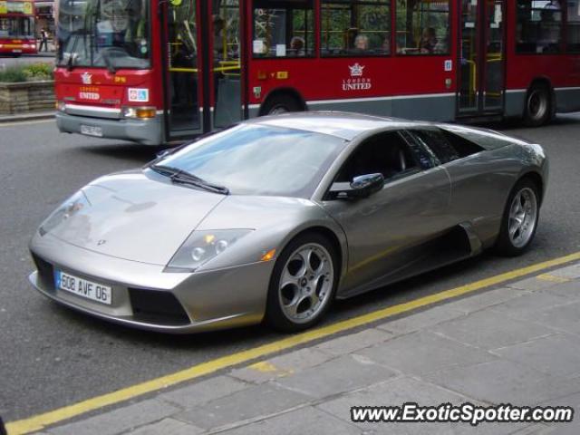 Lamborghini Murcielago spotted in London, United Kingdom