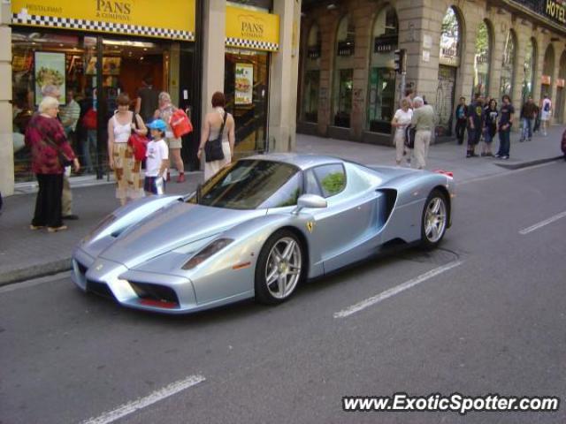 Ferrari Enzo spotted in Barcelona, Spain
