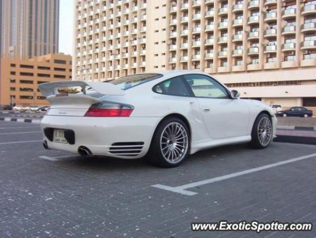 Porsche 911 Turbo spotted in Dubai, United Arab Emirates