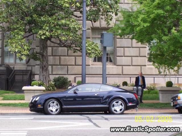 Bentley Continental spotted in Washington DC, Virginia