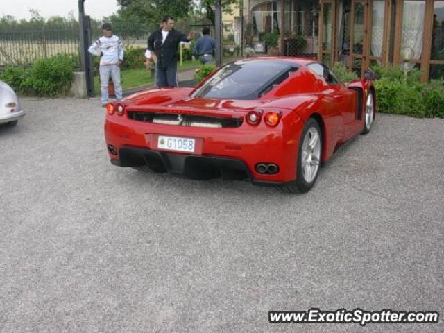 Ferrari Enzo spotted in Brescia, Italy