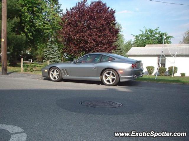 Ferrari 575M spotted in Mount Joy, Pennsylvania