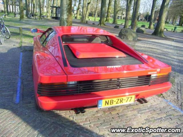 Ferrari Testarossa spotted in Dwingeloo, Netherlands
