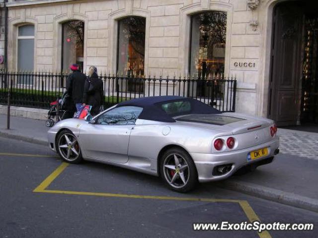 Ferrari 360 Modena spotted in Paris, France
