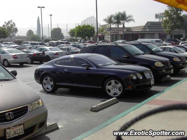 Bentley Continental spotted in Rowland Heights, California