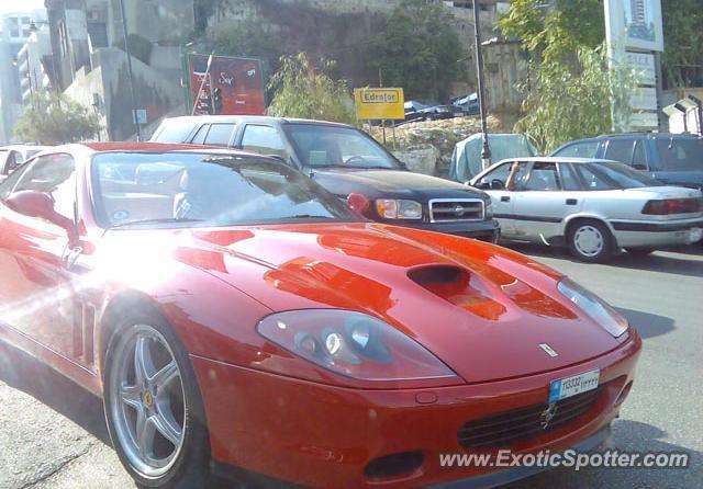 Ferrari 575M spotted in Beirut, Lebanon