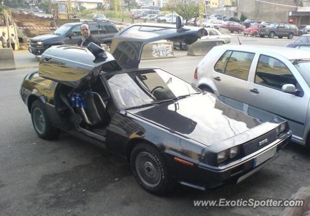 DeLorean DMC-12 spotted in Beirut, Lebanon