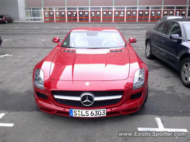 Mercedes SLS AMG spotted in Geneva, Switzerland