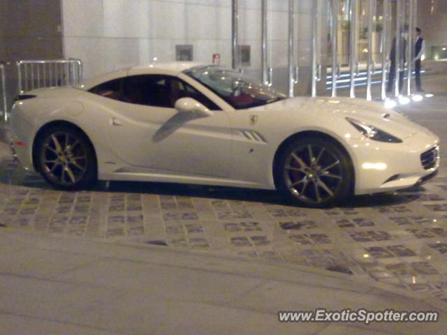 Ferrari California spotted in Doha, Qatar
