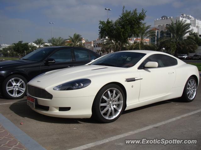 Aston Martin DB9 spotted in ABU DHABI, United Arab Emirates