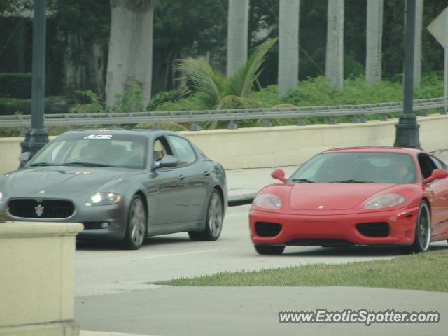 Ferrari 360 Modena spotted in Palm beach, Florida