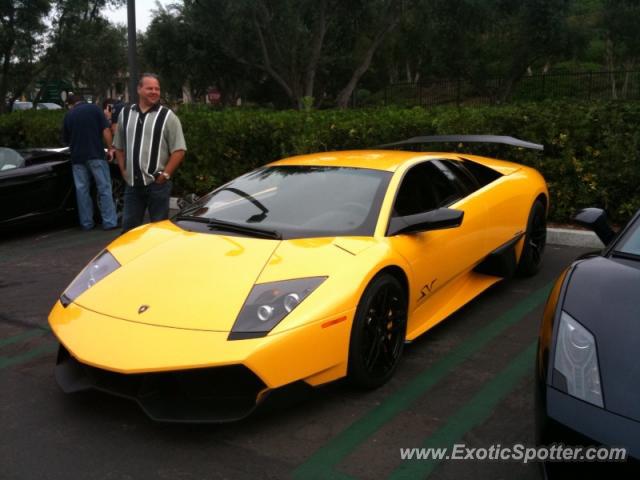 Lamborghini Murcielago spotted in Newport Coast, California