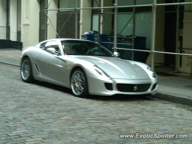Ferrari 599GTB spotted in New York, New York