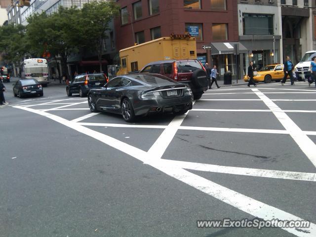 Aston Martin DBS spotted in New York, New York