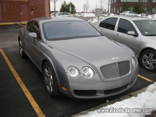 Bentley Continental spotted in Lake Zurich, Illinois