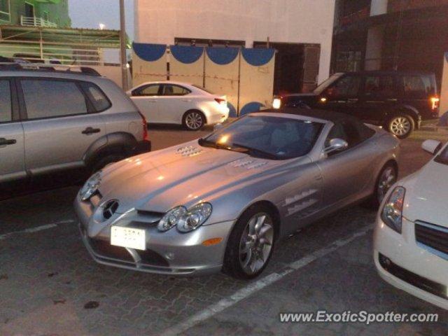 Mercedes SLR spotted in ABU DHABI, United Arab Emirates