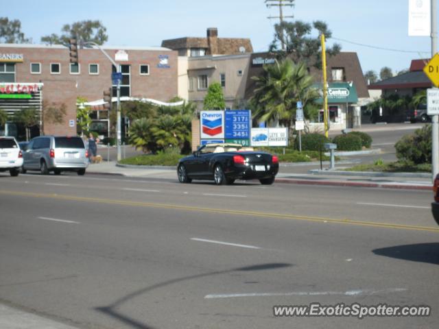 Bentley Continental spotted in La jolla, California