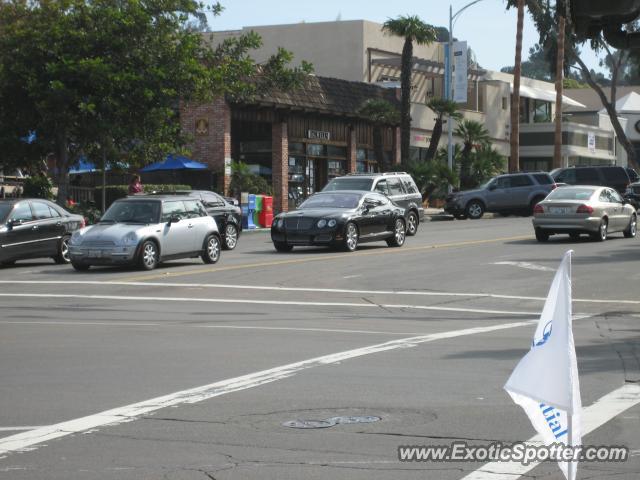 Bentley Continental spotted in La Jolla, California