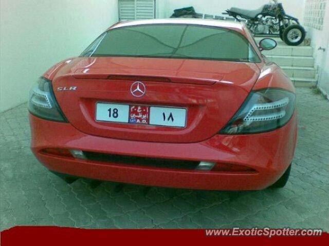 Mercedes SLR spotted in ABU DHABI, United Arab Emirates