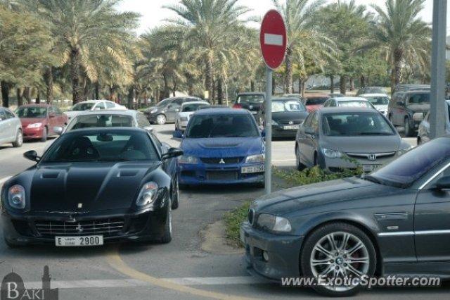 Ferrari 599GTB spotted in Abu Dhabi, United Arab Emirates