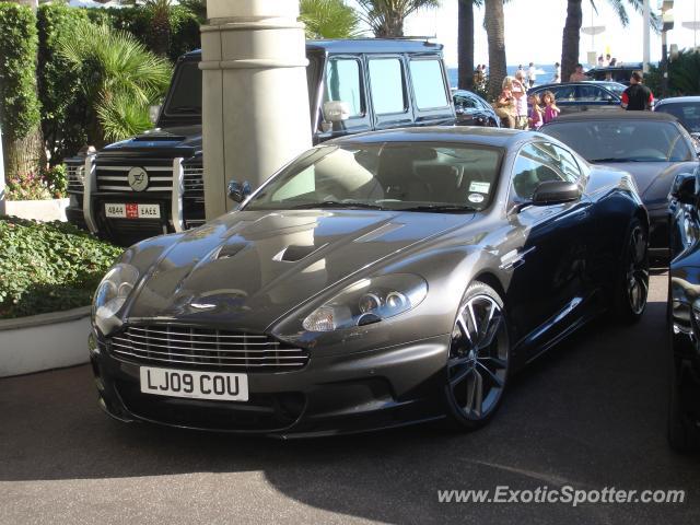 Aston Martin DBS spotted in Cannes, France
