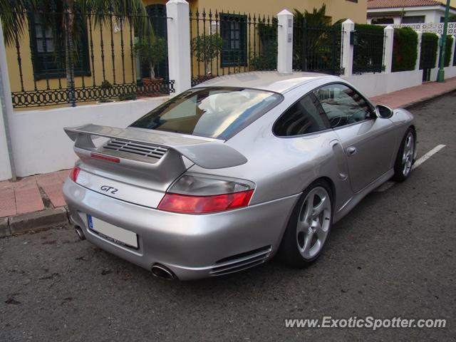 Porsche 911 GT2 spotted in Tenerife, Spain