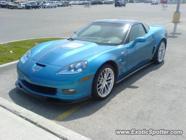 Chevrolet Corvette ZR1 spotted in London ontario, Canada
