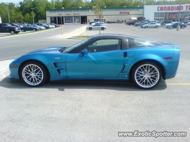 Chevrolet Corvette ZR1 spotted in London ontario, Canada