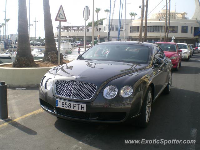 Bentley Continental spotted in Tenerife, Spain