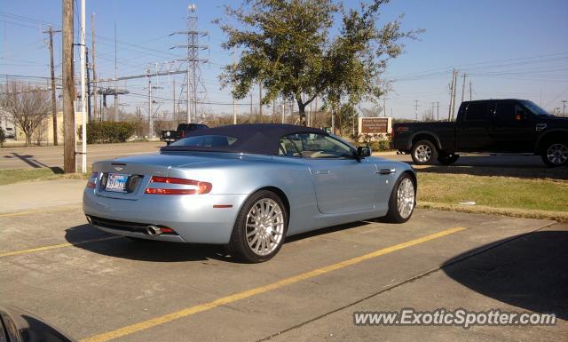 Aston Martin DB9 spotted in Pearland, Texas