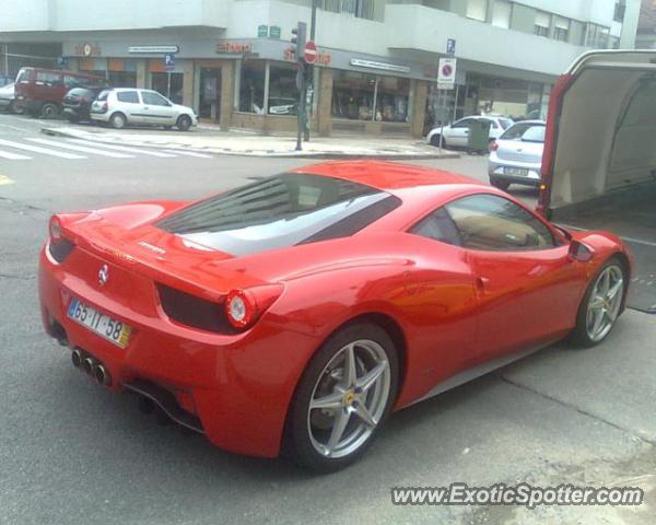 Ferrari 458 Italia spotted in Porto, Portugal