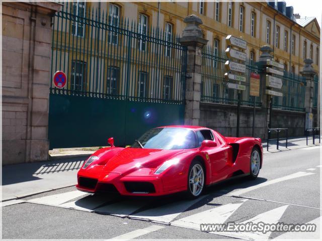 Ferrari Enzo spotted in Nancy, France