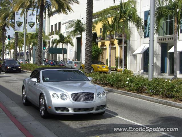 Bentley Continental spotted in Beverly Hills, California