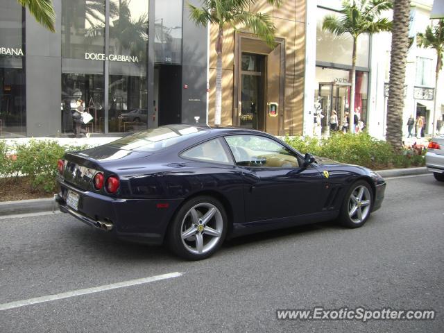 Ferrari 575M spotted in Beverly Hills, California