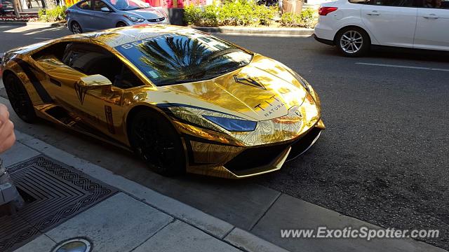 Lamborghini Huracan spotted in Beverly Hills, California