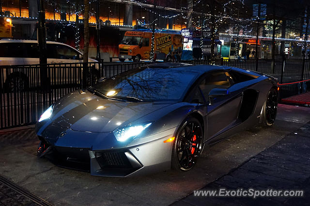 Lamborghini Aventador spotted in Vancouver, Canada
