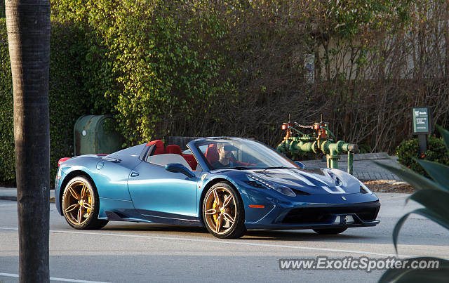Ferrari 458 Italia spotted in Palm Beach, Florida