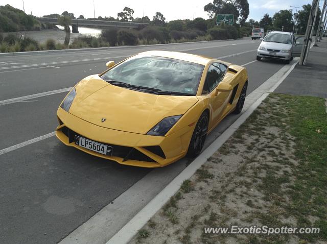 Lamborghini Gallardo spotted in Christchurch, New Zealand