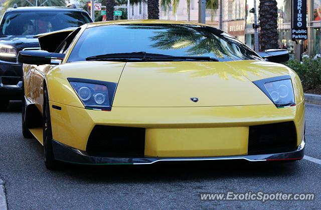Lamborghini Murcielago spotted in Beverly Hills, California