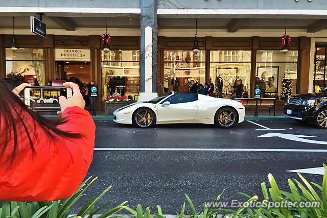 Ferrari 458 Italia spotted in Los Gatos, California