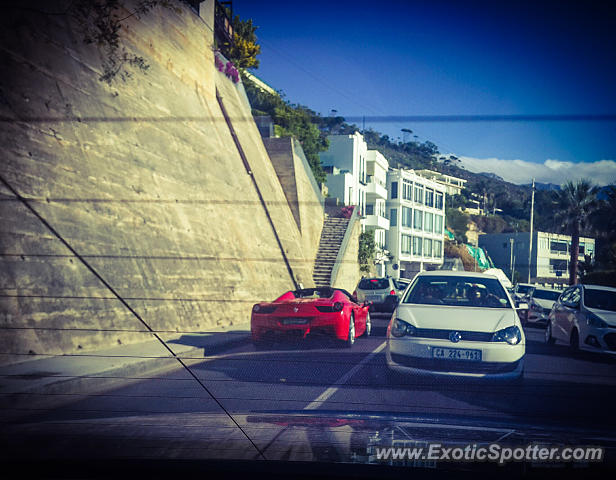 Ferrari 458 Italia spotted in Cape Town, South Africa
