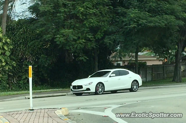 Maserati Ghibli spotted in West Palm Beach, Florida