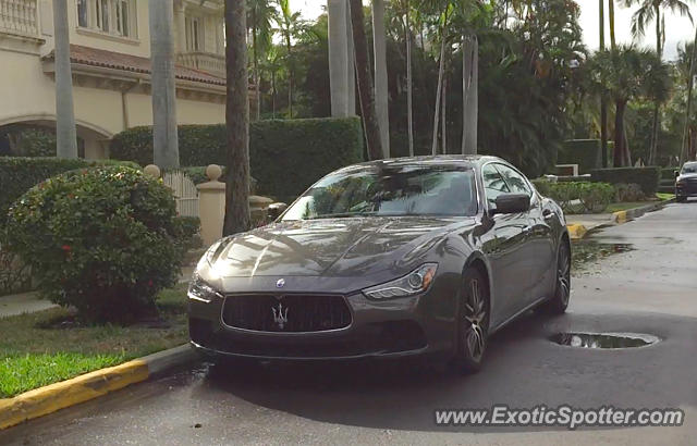 Maserati Ghibli spotted in Palm Beach, Florida