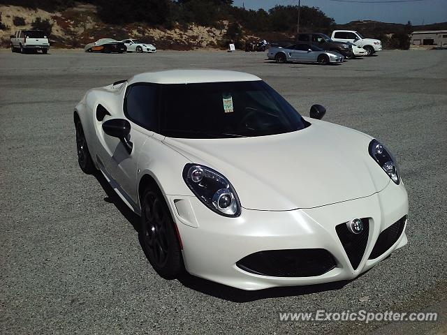 Alfa Romeo 4C spotted in Salinas, California