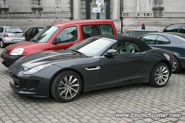 Jaguar F-Type spotted in Brussels, Belgium