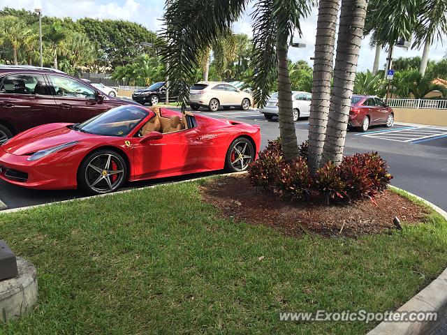 Ferrari 458 Italia spotted in Wellington, Florida