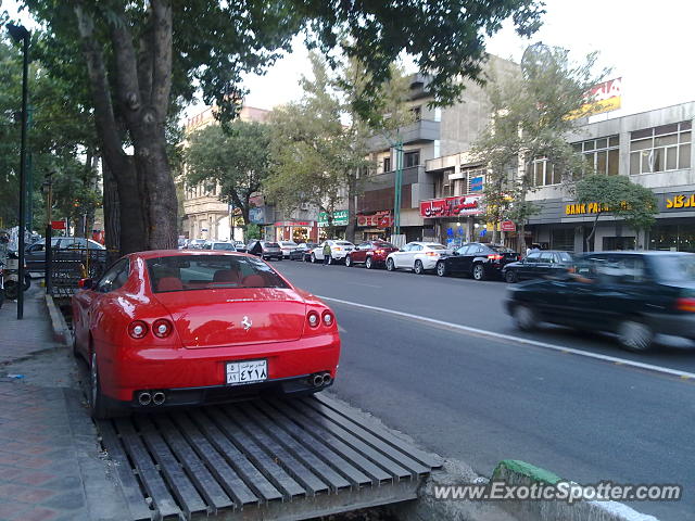 Ferrari 612 spotted in Tehran, Iran