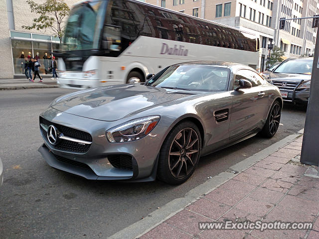 Mercedes AMG GT spotted in Boston, Massachusetts