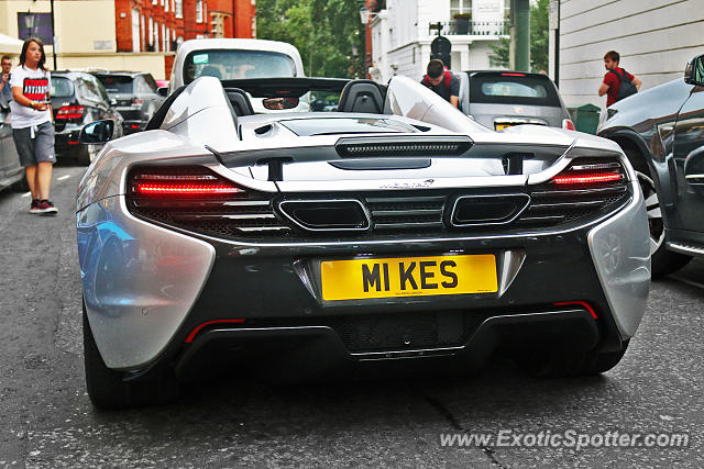 Mclaren 650S spotted in London, United Kingdom