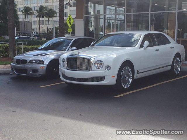 Bentley Mulsanne spotted in Miami, Florida
